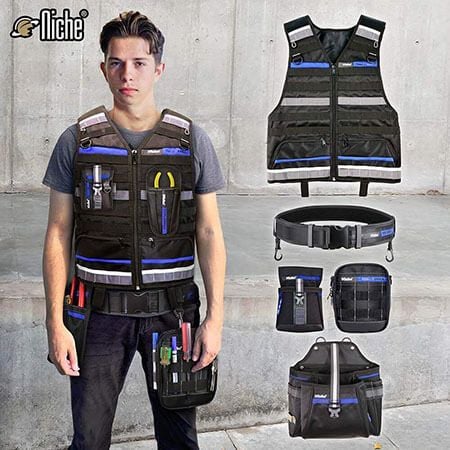 MOLLE Tool Vest Tool Rig Tool Bag with Carrying System